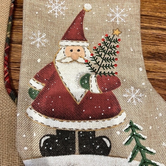 CABIN STYLE STOCKINGS - SET OF 4 - Picture 8 of 9